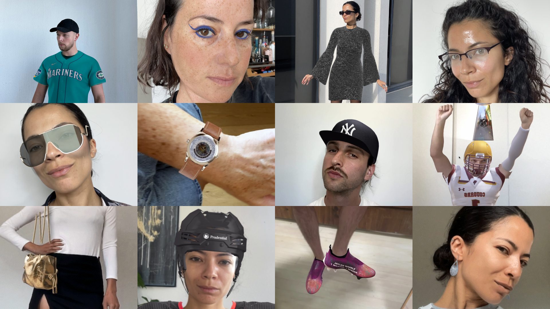 make up, sunglasses, eyeglasses, caps, hats, watch, foot, bags, jersey, skirt, hats, earrings, shoes, dress